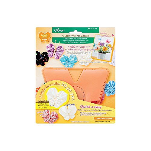 Clover 8711 Quick Large Yo-Yo Maker Butterfly Shape