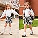 Bkixhv Toddler Girl Outfits Baby Girls Clothing Set Solid Sweater Pullover Tops Plaid Elastic Waist Skirt 2pcs Fashion Clothes