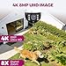 xmartO 4K 8MP WiFi6 PTZ Security Set, 4PCS Metal Vandal-Proof Plug-in Cameras +10CH 4K H.265 WiFi6 NVR +2.4G/5G Dual Band Doorbell, No Monthly Fee, Alexa Compatible, Indoor/Outdoor Use