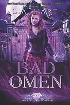 Paperback Bad Omen: A Paranormal Reverse Harem Romance (Wicked Academy) Book
