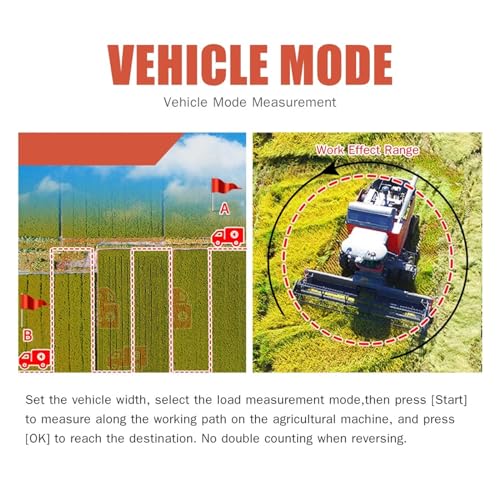 Handheld GPS for Surveying Handheld GPS Navigation Track Land Surface Monitor 2.4 Inch Display Land Survey With Incline Vehicle And Manual Fix Mode - Image 2