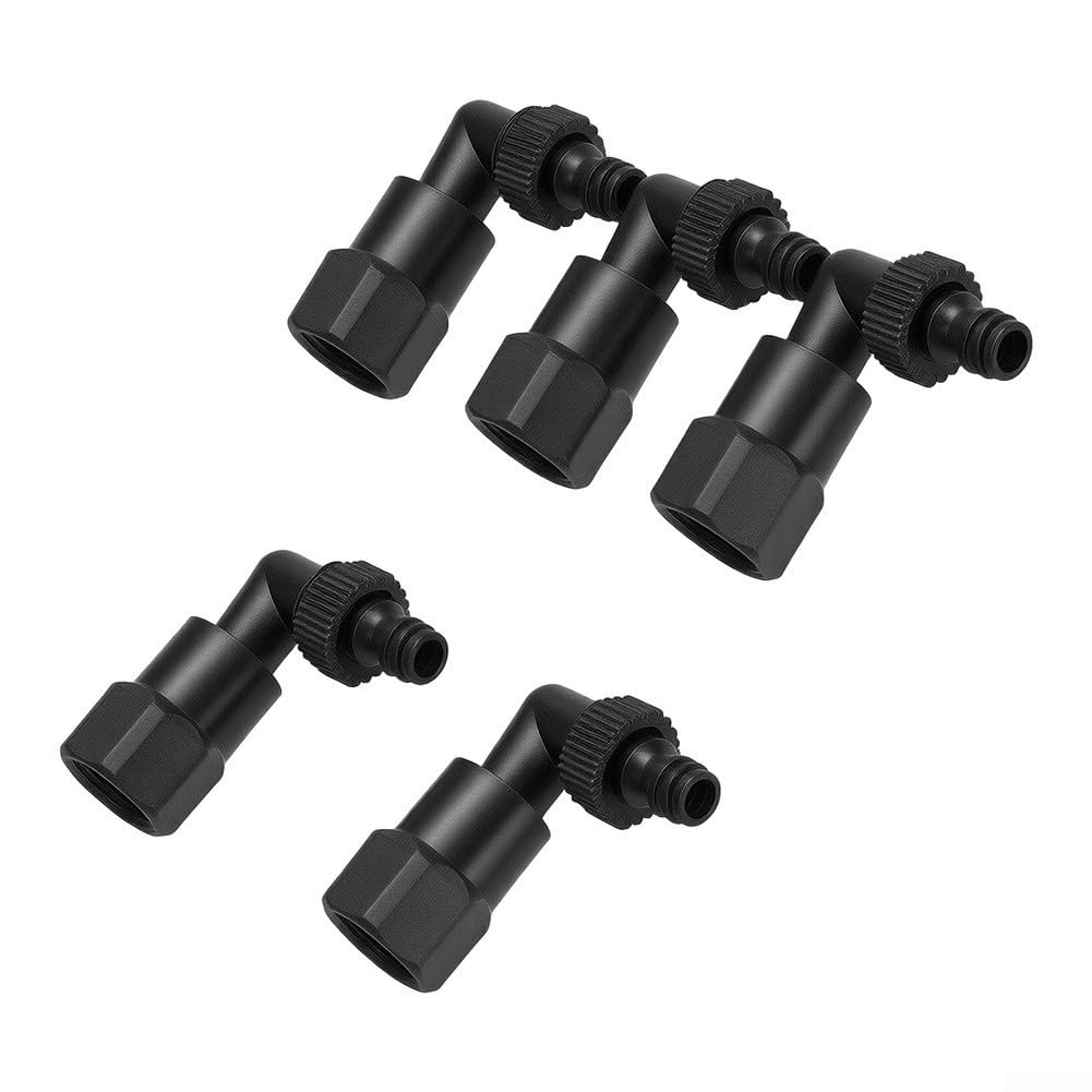 Conector Codo Manguera Jardín ABS 6cm Sin Herramientas(suit)
