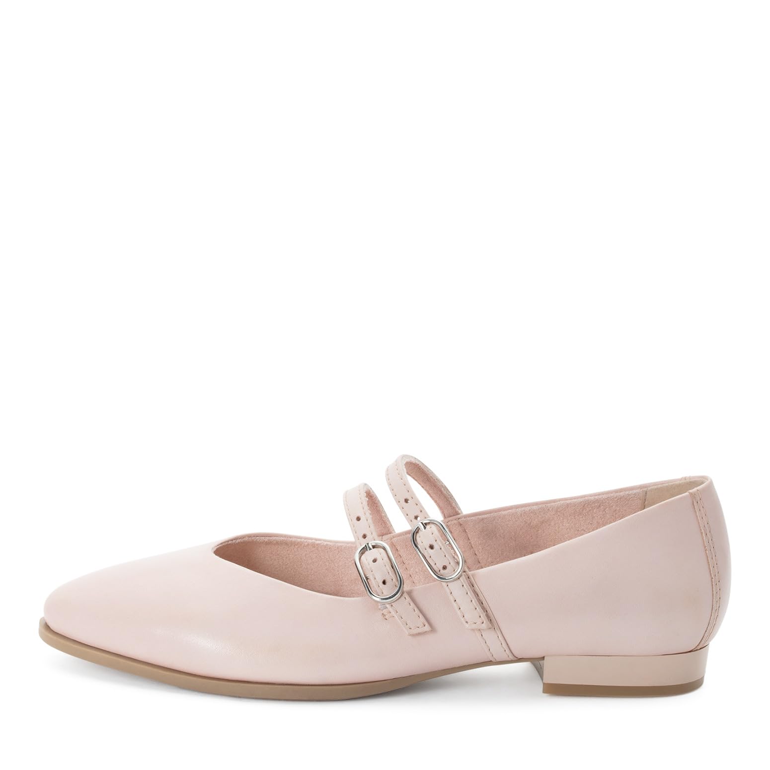 MARCO TOZZI Damen Ballerinas weiches Feel Me Fußbett Leder weiches Innenfutter Spitz