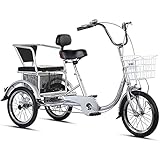 Un regalo imprescindible para personas mayores/jóvenes: para adultos, este triciclo es una herramienta fácil de montar para la rehabilitación de piernas, andar e incluso llevar carga al ir de compras; los triciclos para adultos también serán perfectos para hombres y mujeres jóvenes que se relajan al andar por la ciudad, las playas o los parques