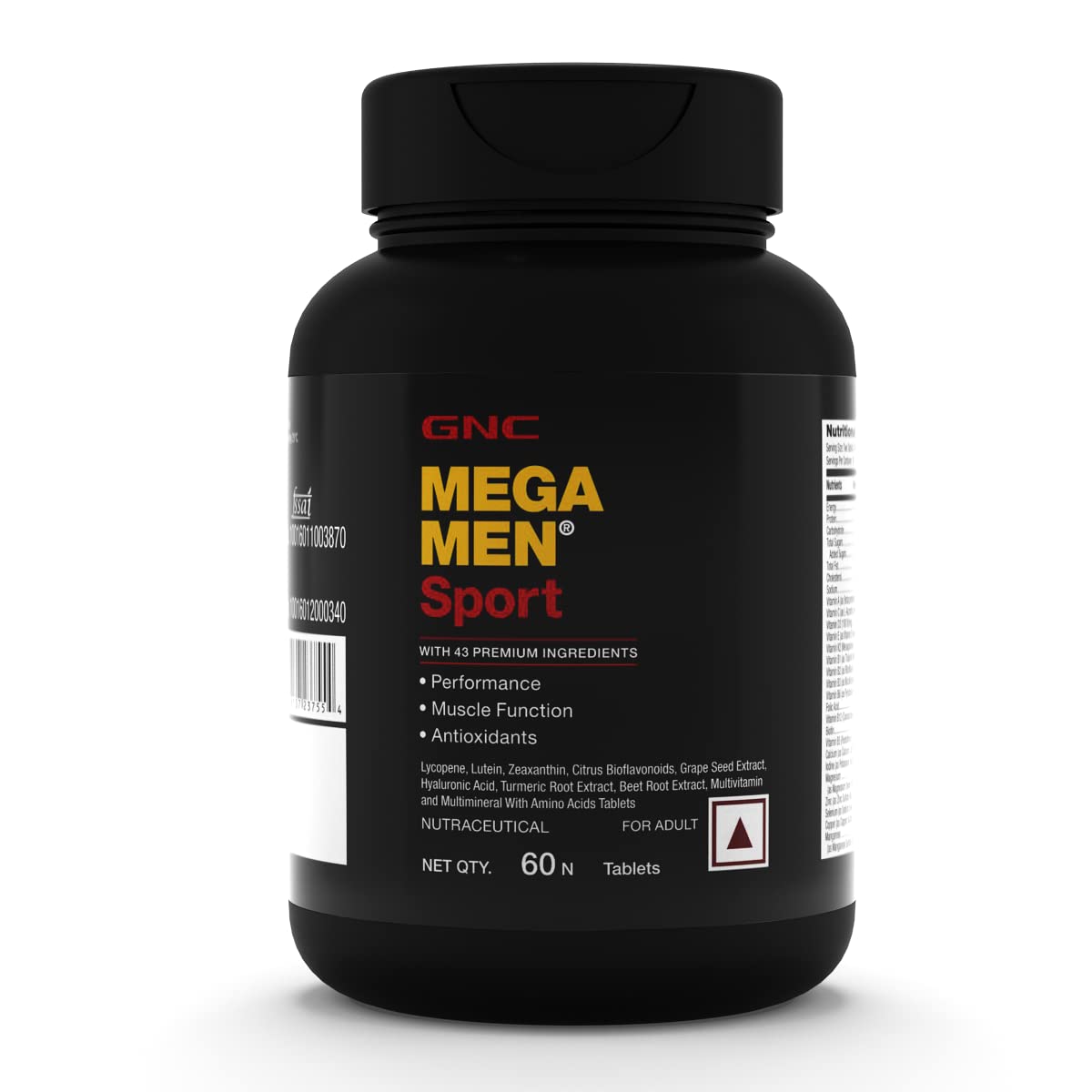 GNC Mega Men Sport Multivitamin for Men Boosts Muscle Performance