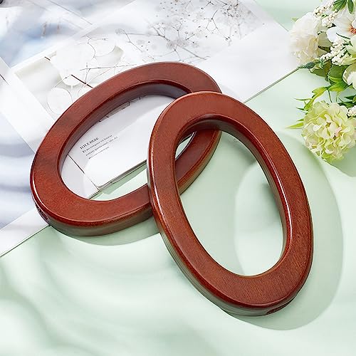 WADORN 2 Set di Manici per Borse in Legno, Manico