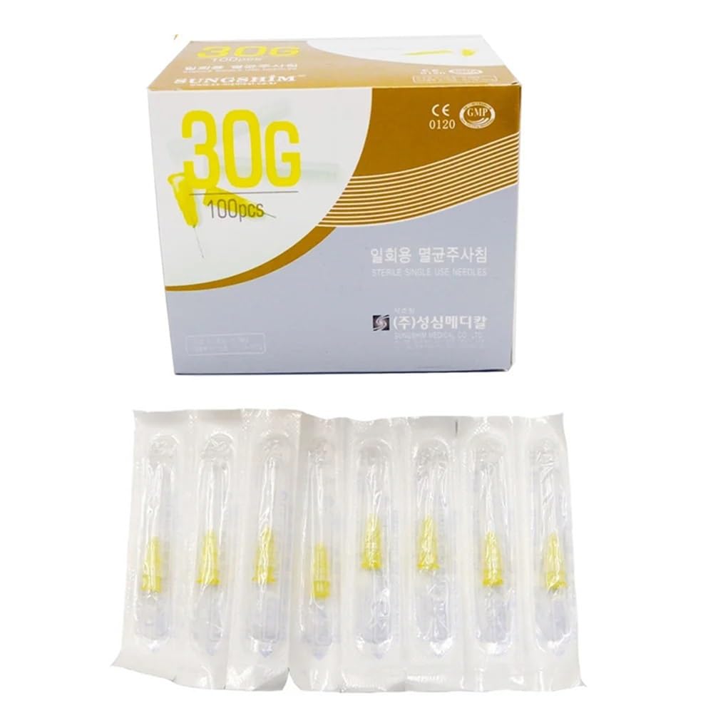 Agujas pequeñas 30G * 4 mm, 13, 25 ultrafinas Equipamiento de laboratorio