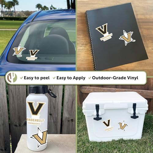 Autocollant Vanderbilt en vinyle 10cm pour gourde et ordinateur