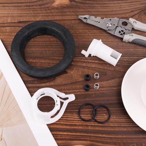 Image of 42049 Water Valve Style II Kit for Thetford, RV Toilet Parts Include Water Valve Core Toilet Seals Spring Retainer Replacement Accessories for Aqua Magic Style II Toilets