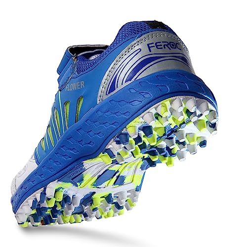 Image of FEROC Flower Rubber Sole Kids Cricket Shoes