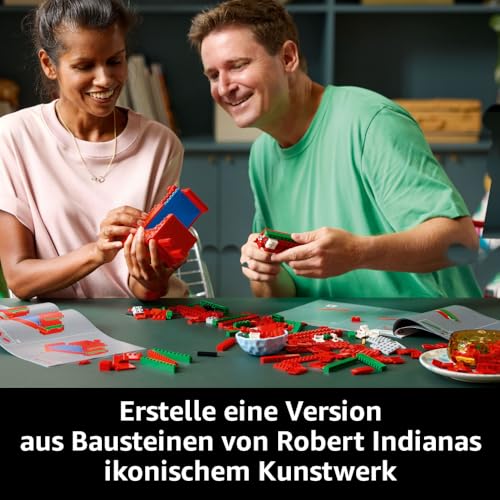 LEGO Art Love - Modellbau für Erwachsene - dekoratives Kunstobjekt zum Bauen - kreative Aktivität für Frauen und Männer - Geschenkidee für Paare - 31214 – Bild 3