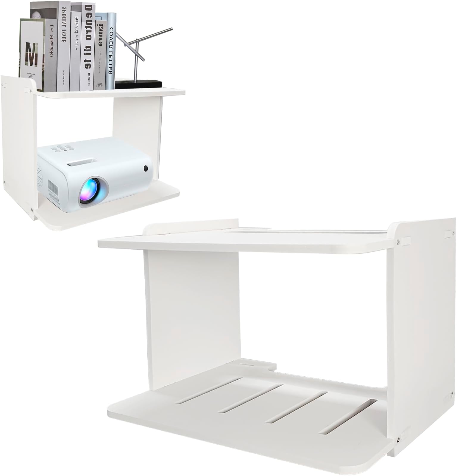 Amazon.com: HERCHR Router Stand WiFi Router Shelf, Small Mini Wall ...