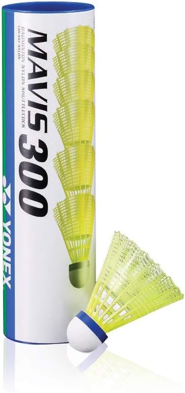 Mavis 300 Yellow/Medium Shuttlecock (Pack of 12)