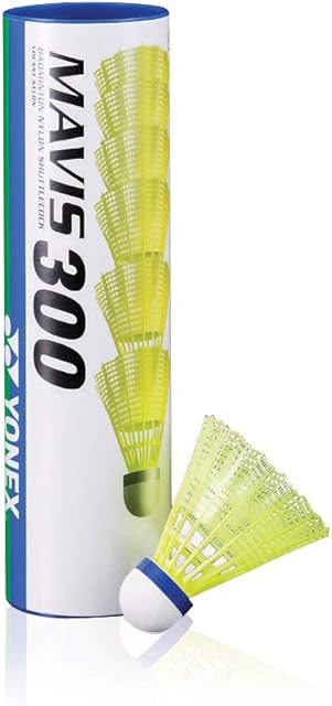 YONEX Mavis 300 Yellow/Medium Shuttlecock (Pack of 12)