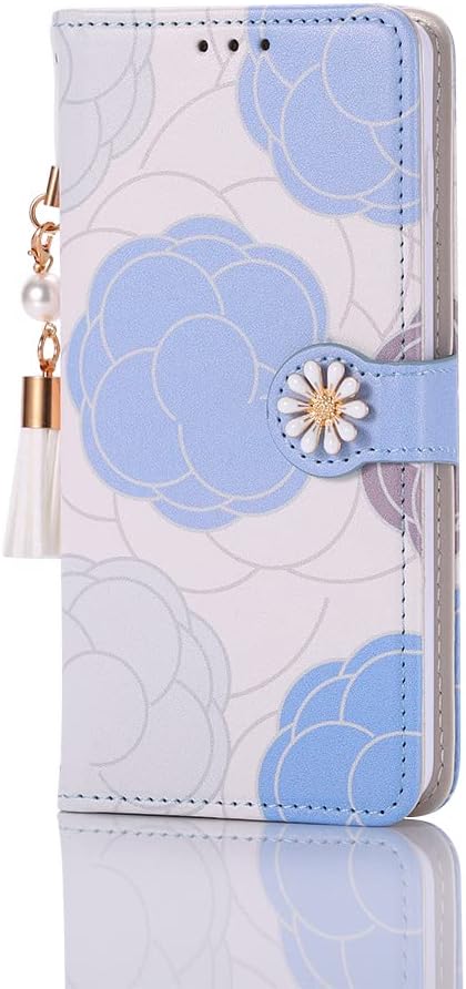 Amazon Co Jp らくらくスマートフォンf 52b ケース 手帳型 かわいい 花柄 手作り 真珠のタッセル スマホケース らくらくf 52b 手帳型ケース シンプル マグネット付き 和柄 らくらくスマートフォンf 52b 手帳型スマホケース 使いやすい レザーケース ストラップホール