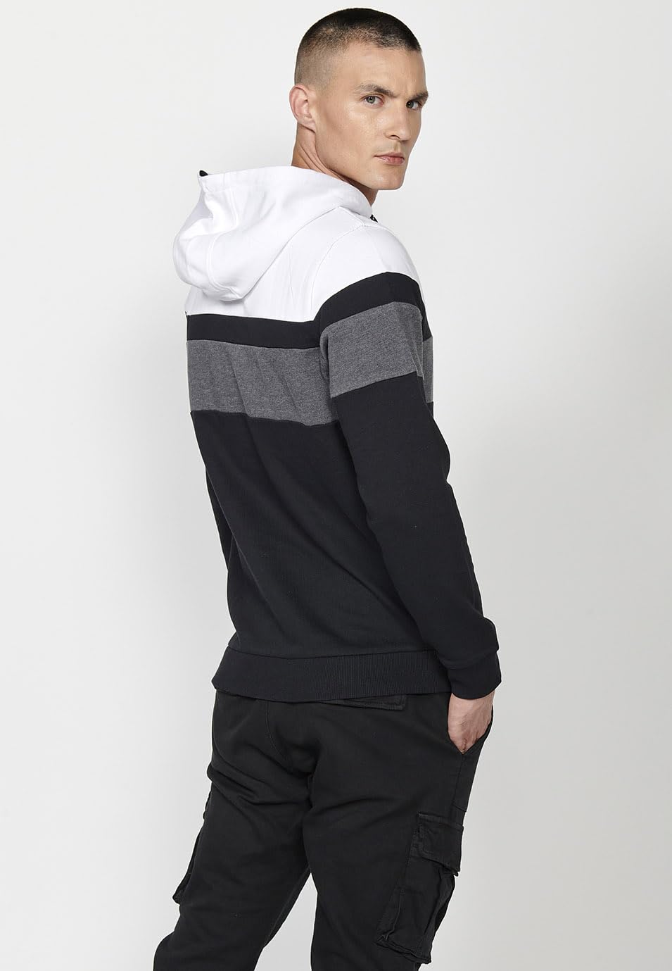 Koroshi Sudadera manga larga con capucha hombre