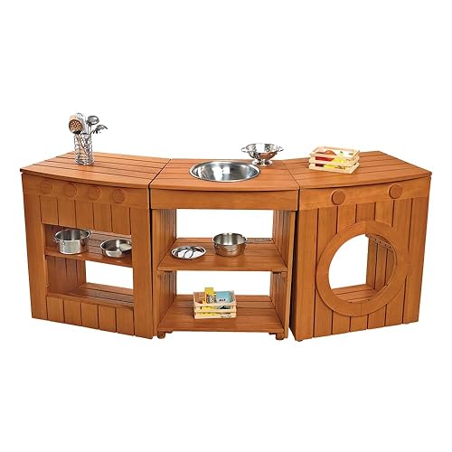 Miniatura 3 de Juego de cocina al aire libre, juego de cocina para niños, cocina de barro para niños, juego al aire libre, juego para niños al aire libre, casa de