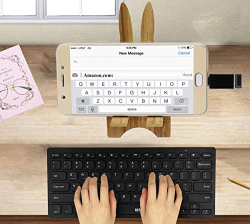 Aaotokk Otg Micro To Usb Adapter, Aluminum Alloy Micro Usb Male To Usb 2.0 A Female Otg (On The Go) Adapter For Android Smartphone Tablets More Usb And Micro Devices (2 Pack-Black) #TOP5