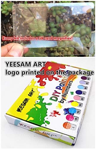 YEESAM ART Paint by Numbers for Adults Beginner Sunflower - Image 5