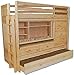 Bunk Bed All-in-one How-to Book; Paper Pattern Plan to DIY and Easily Build Any Size with Loft, Trundle, Desk, Chest and Closet