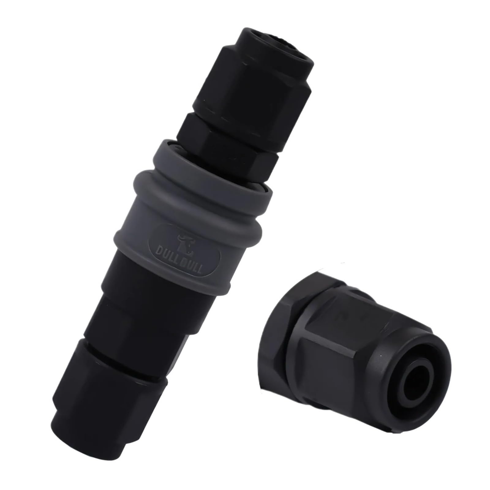 2pcs Plastic Steel C-Type Self-Locking Quick Connector Compressor Pneumatic Fittings 8/10/12mm Quick Coupling Air Pipe Connector(SP40 and PP40)