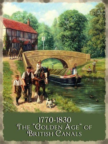 Ingzzaac Metalpostera139068 Narrow Boat Metal Sign Funny Metal Sign Plaque Great Gift Outdoor Decoration Plaque 8X12 Inch