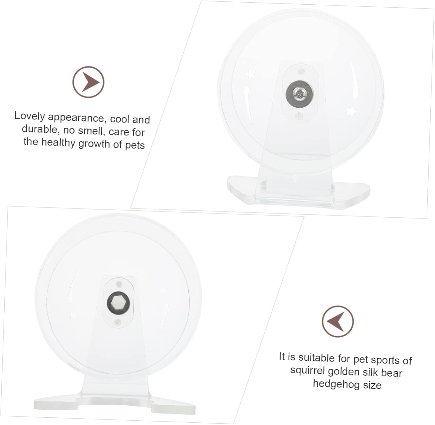 UPKOCH Hamster Exercise Wheel Silent Running Machine for Hamsters and Small Animals