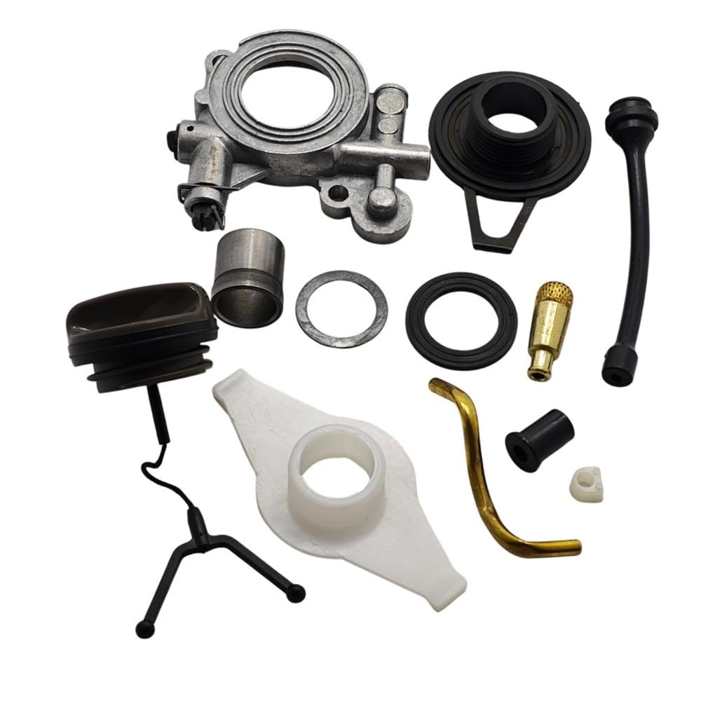 Kit lubricador de aceite motosierra 372XP 365 con junta y engranaje de recambio para motor 371