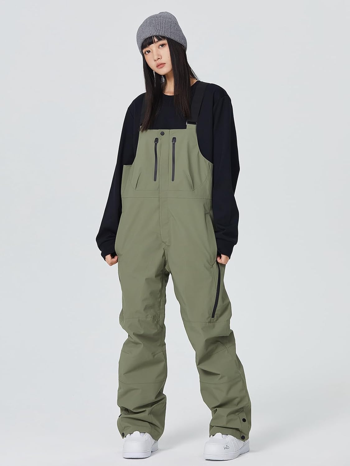 Men's Waterproof Ski Bibs Winter Snow Pants Overalls Snowboarding Pant for Outdoor Sports - Image 3