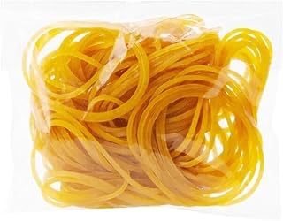 TGDGFKIAS Pulseras de Silicona Bandas de Goma, Anillo de látex de Larga duración de 30 g, Amarillo, Banda elástica de Alta Elasticidad for Oficina.