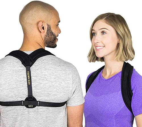 Back Brace Posture Corrector for Women & Men - Discreet & Comfortable Upper Back Straightener - Adjustable Trainer for a Healthy Natural Posture & Improved Confidence (Large)