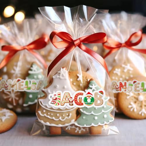 Image of Personalized Name Christmas Stickers