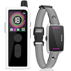 Dog Training Collar with Remote Control 4218 FT 3 Training Modes (Beep, Vibration, Safe Static) IPX7 Waterproof Rechargeable E-Collar for Small Medium Large Dogs 5-120lbs