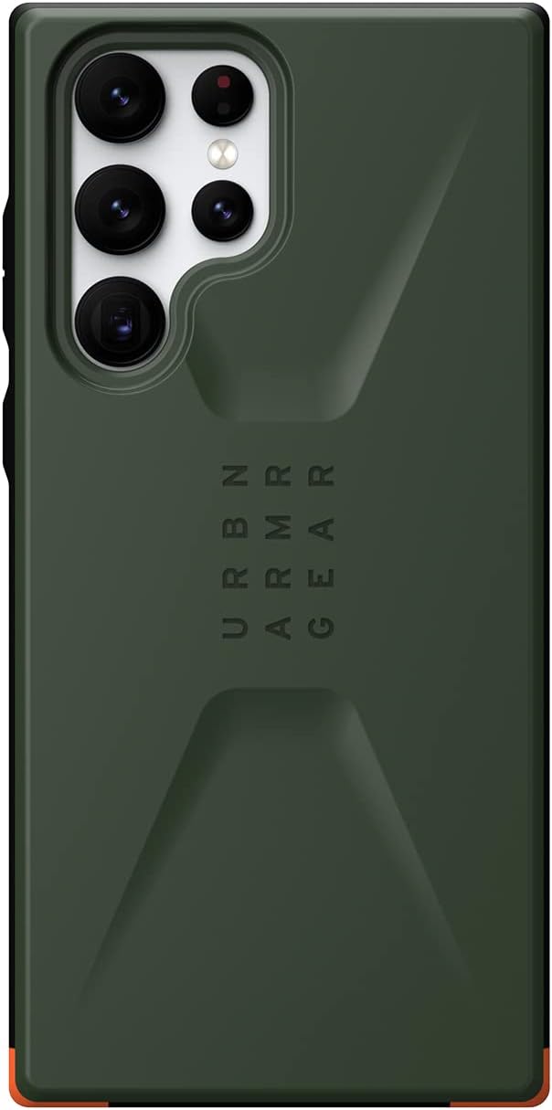 URBAN ARMOR GEAR UAG-GLXS22ULT-C-OL Galaxy S22 Ultra Shockproof Case, Olive