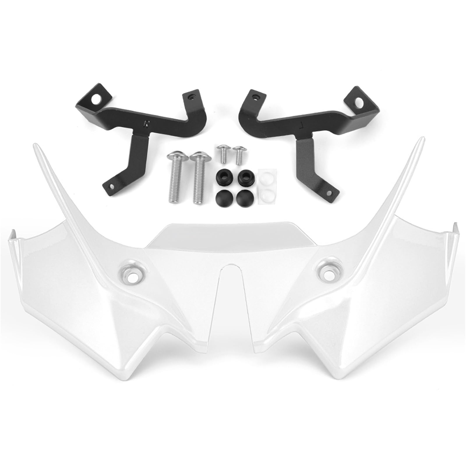 Front Bumper Splitter dachowy Pasuje do Kawasaki Z650 2021 2022 2023 2024 2025 Owiewki, skrzydełka, spojler, osłona przedniego skrzydła, deflektor