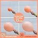 PartyWoo Peach Balloons 140pcs Different Sizes of 18 12 10 5 Inch Light Orange Blush Pink Latex Balloon Arch Kit for Wedding Bridal Shower Baby Shower Birthday Party Decorations Orange-Y21