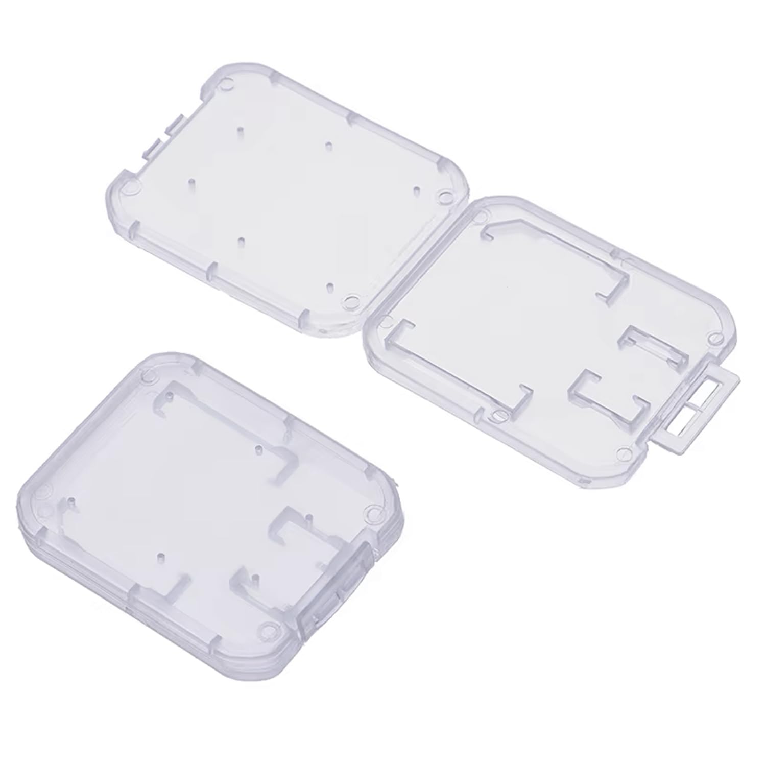 15 custodie per schede SD, in plastica trasparente, compatibili con scheda SD SDHC SDXC Micro SD T-Flash
