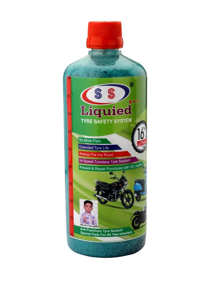 SS Liquied Anti Puncture Tyre Sealant for Tubeless Bike and Scooter Tyres, 500 ml, Liquid Form - Review, Price and Buying Guide