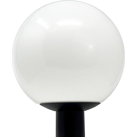 Blow Up Globe Globes For Adults KastLite 14" White Acrylic Lamp Post Globe - 5.25" Neckless Opening (Made In USA) 12 Inch Globe Hurricane Lamp Globes - Foto 8