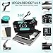 Specraft 11-in-1 Combo Heat Press, 15x15 360° Swing-Away Digital Sublimation Machine for T-Shirts Mugs Hats Plates Shoes, Green Black