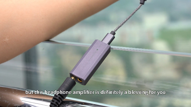 Fosi Audio DS2 USB C to AUX Headphone Amp DAC Dongle 3.5mm Jack