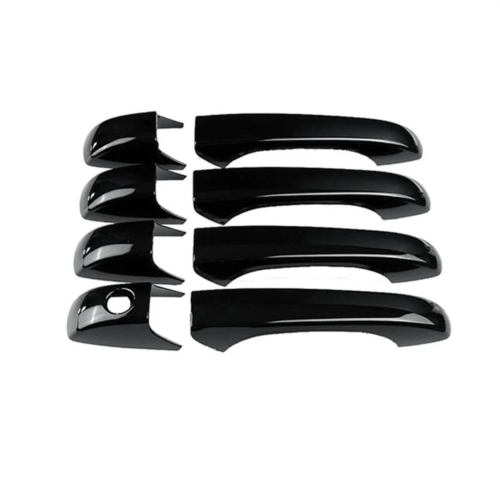 KJHOPY Car Exterior Door Handle Cover Trim Sticker Overlays Styling for Chrysler 300 300C 2005~2010 2009 2008 Exterior Door Handle(A)