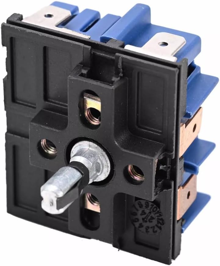 #US Replace Parts Dual Burner Infinite Switch for Whirlpool WFE320M0ES1 WFE320M0EB1 WFE320M0EW1 (tduoq290425-3052)