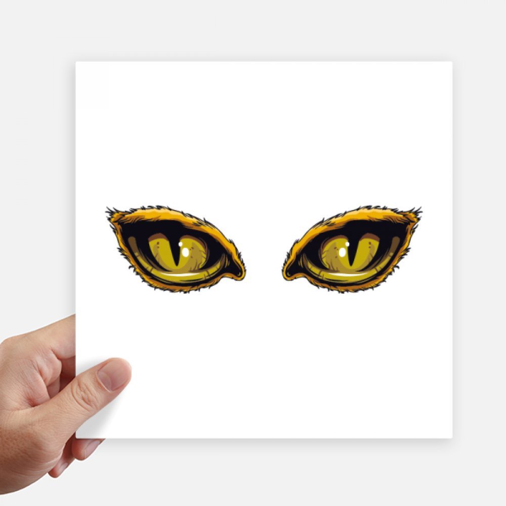 Sticker Oeil de Chat Cartoon multicolore pour personnaliser votre ordinateur et moto 20cm