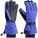 Produktbild Andake Daunen-Ski-Handschuhe für Damen, wasserdicht, für den Winter, für Skifahren, Snowboarden, Wandern, Reiten, Skaten, (L/XL, Blau)