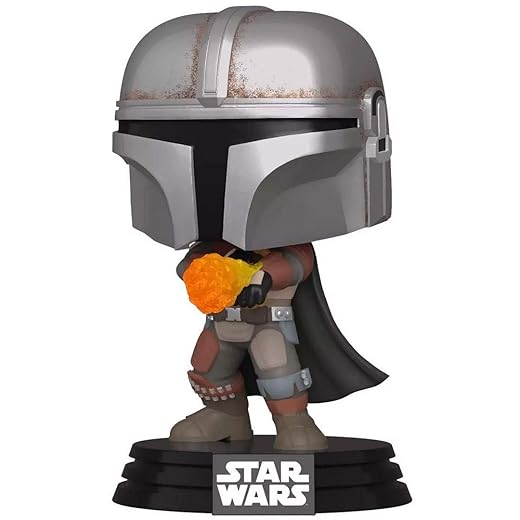 Funko Pop Star Wars The Mandalorian With Flame Exclusive