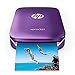 HP Sprocket Portable Photo Printer, Print Social Media Photos on 2x3 Sticky-Backed Paper - Purple (Z9L25A)