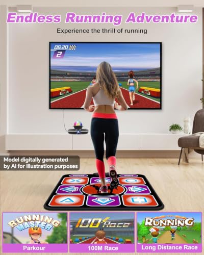 Kids Dance Mat, Interactive Dance Game for TV, Gift for Girls Boys - Image 5