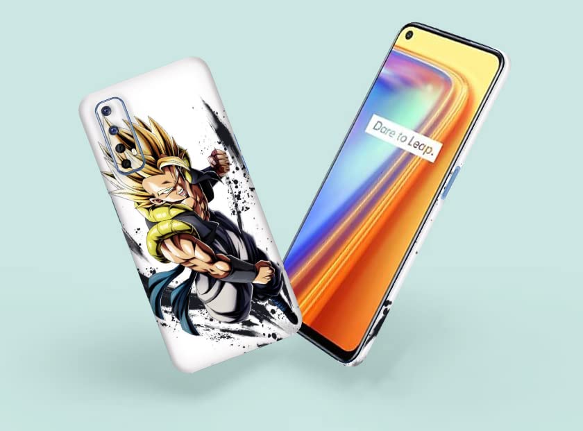 Image of Gogeta Skin Back Protector Film Ultra Thin Scratch Resistant Vinyl (Not Case and Cover) for Realme 7