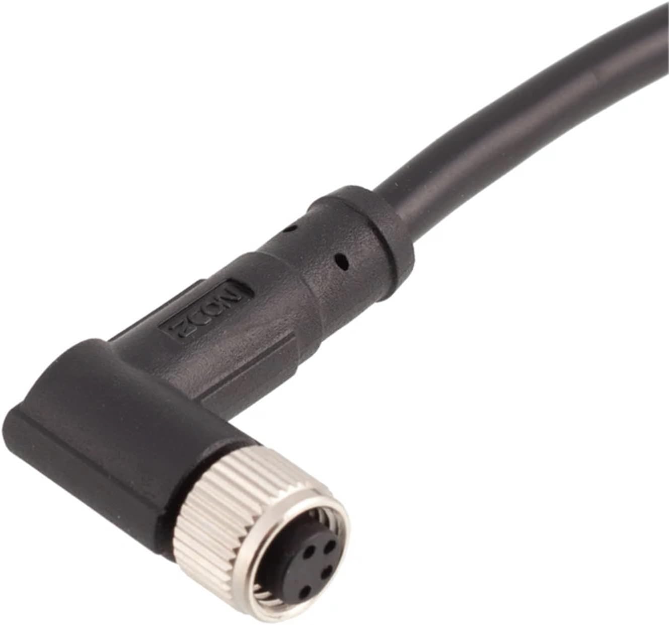 1PCS Straight Or 90 Degree Molding Male Or Female Waterproof IP67 M8 Connector with Unshielded PVC Cable 1m 2m 5m(90 Degree Plug,LINE Connector_Male Insert_5 M_3P)
